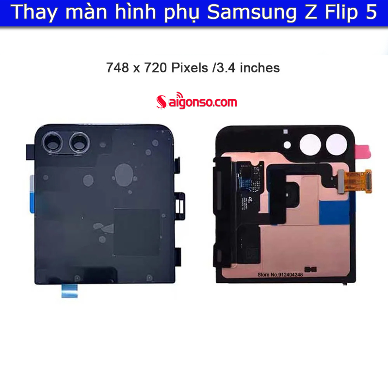 thay màn hình phụ Samsung Z Flip5 5g